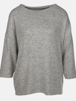 Damen Sure Damen Flauschshirt mit 3/4 langem Arm