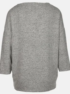 Damen Sure Damen Flauschshirt mit 3/4 langem Arm