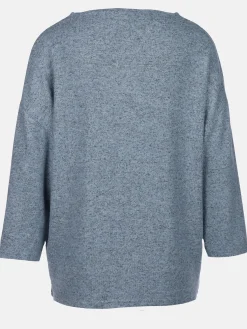 Damen Sure Damen Flauschshirt mit 3/4 langem Arm