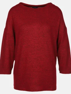 Damen Sure Damen Flauschshirt mit 3/4 langem Arm