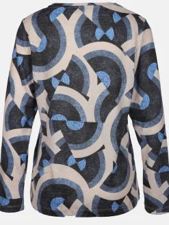 Damen Sure Damen Flauschshirt mit Alloverprint