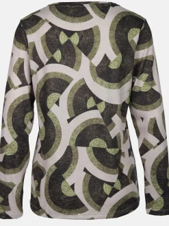 Damen Sure Damen Flauschshirt mit Alloverprint