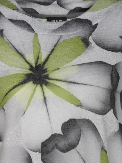 Damen Sure Damen Flauschshirt mit Blumenprint