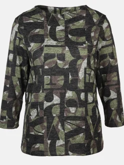 Damen Sure Damen Flauschshirt mit Kelchkragen