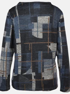 Damen Sure Damen Flauschshirt mit Kelchkragen