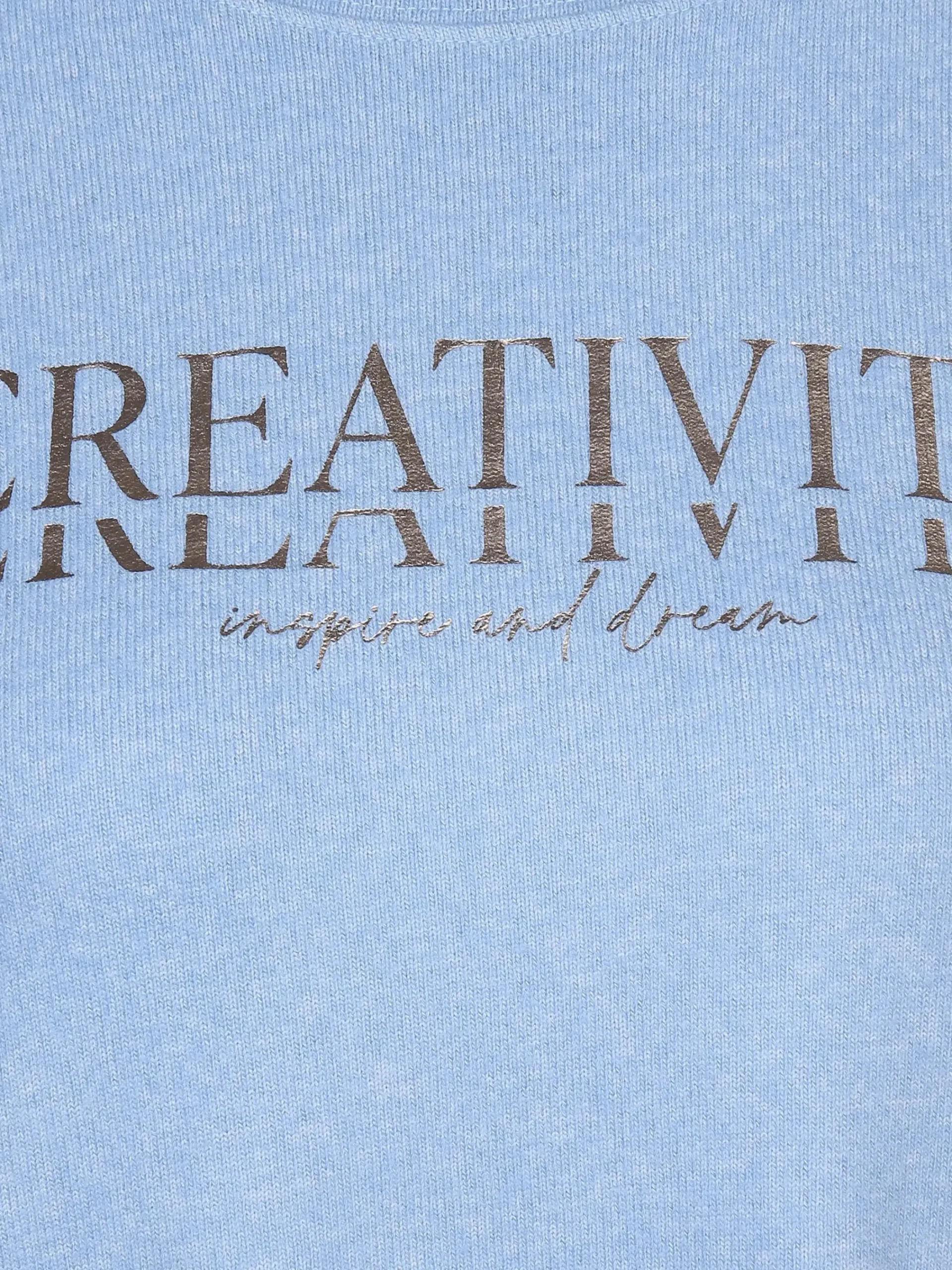 Damen Street One Damen Flauschshirt mit Schriftprint