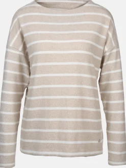 Damen Sure Damen Flauschshirt mit Streifen