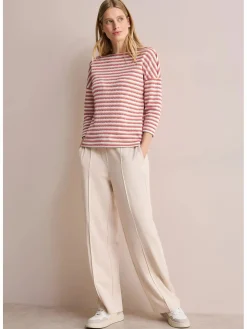 Damen Cecil Damen gestreiftes Strick-Look Shirt