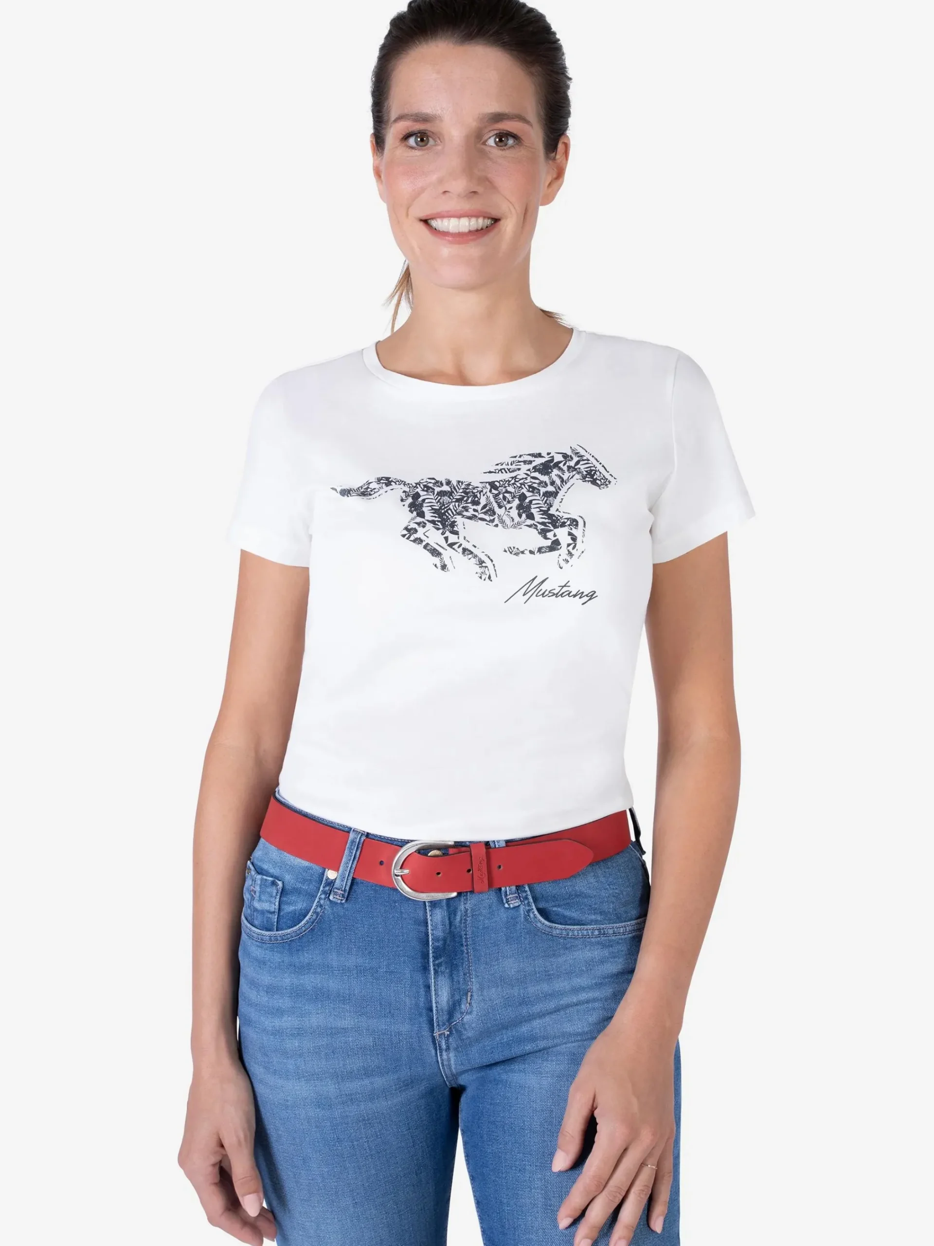 Damen Mustang Damen Gürtel 35mm breit