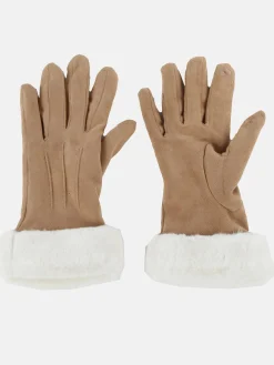 Damen Sure Damen Handschuhe mit Kunstpelz