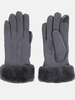 Damen Sure Damen Handschuhe mit Kunstpelz