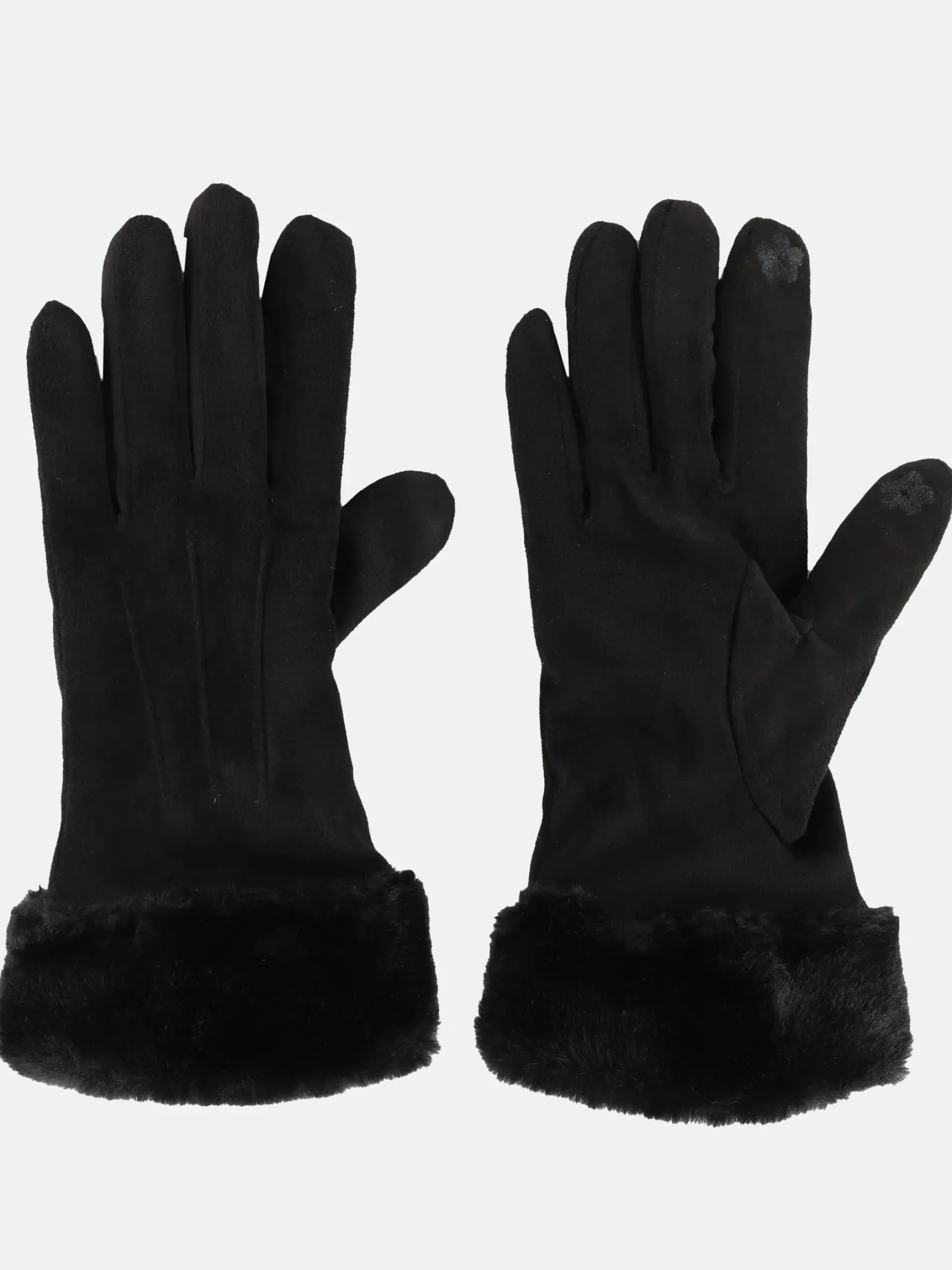 Damen Sure Damen Handschuhe mit Kunstpelz