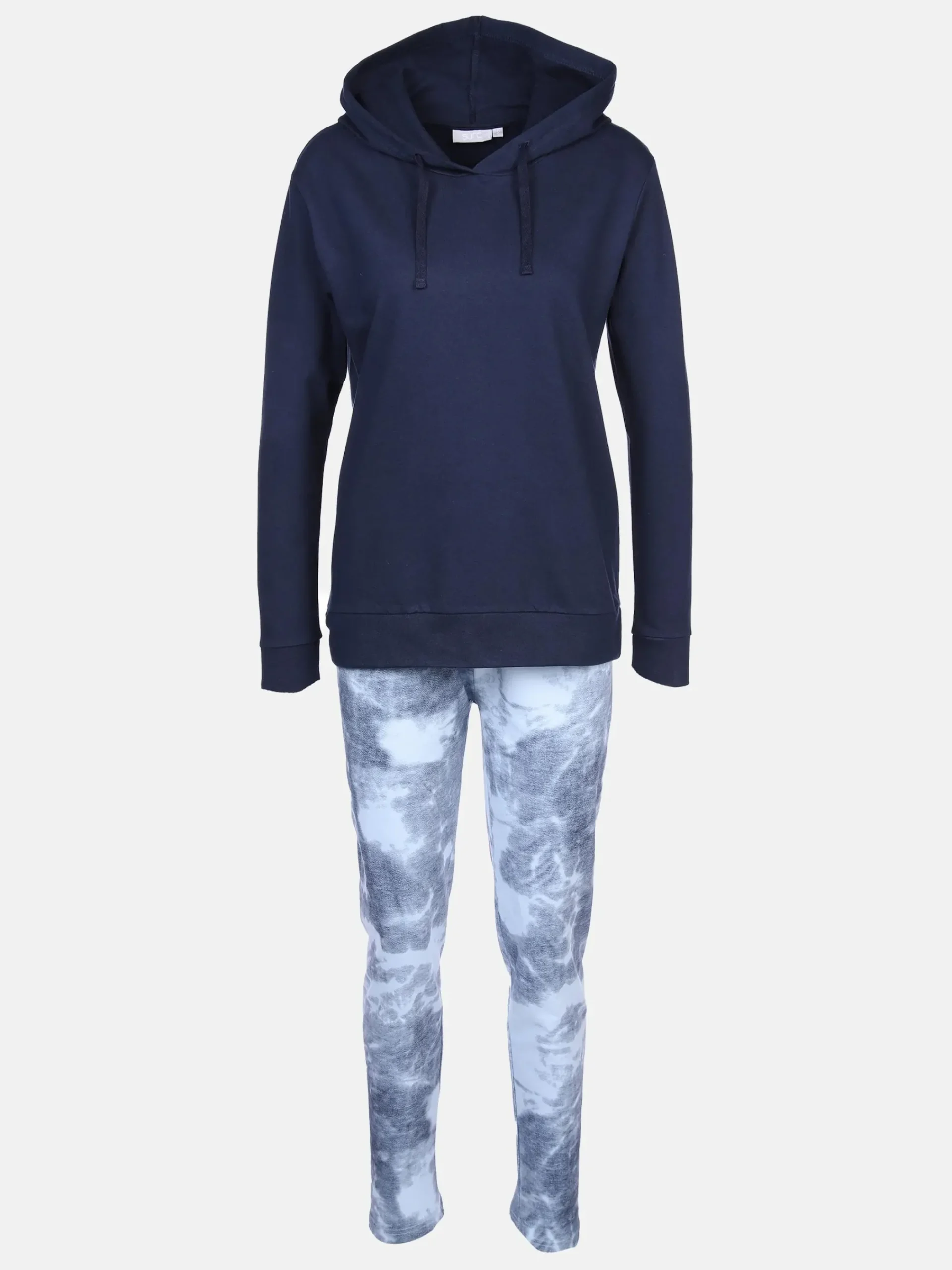 Damen Sure Damen Hausanzug mit Batikstyle-Hose und Hoodie