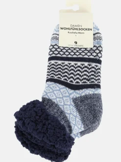 Damen No Manufacturer Damen Hausschuhsocken mit Teddyfell