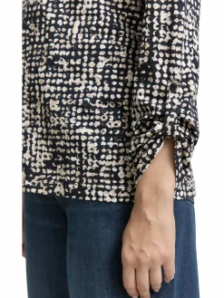 Damen Tom Tailor Damen Henley Blusenshirt