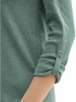 Damen Tom Tailor Damen Henleyshirt