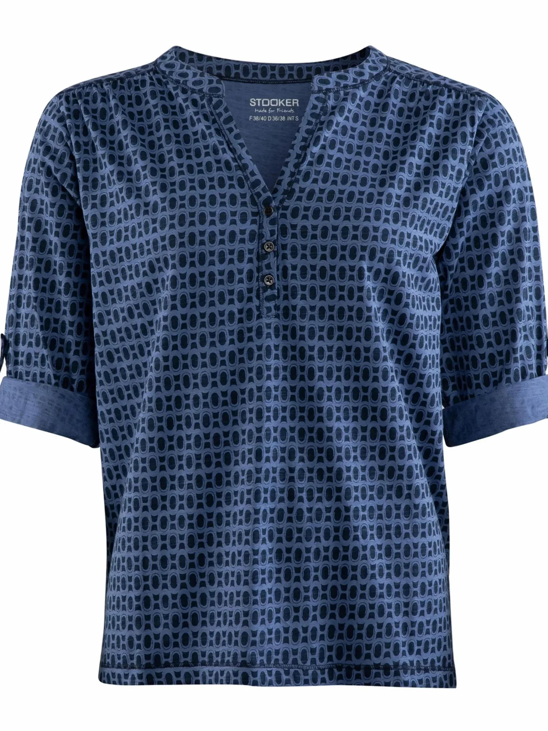 Damen Stooker DOB Damen Henleyshirt "Marie"