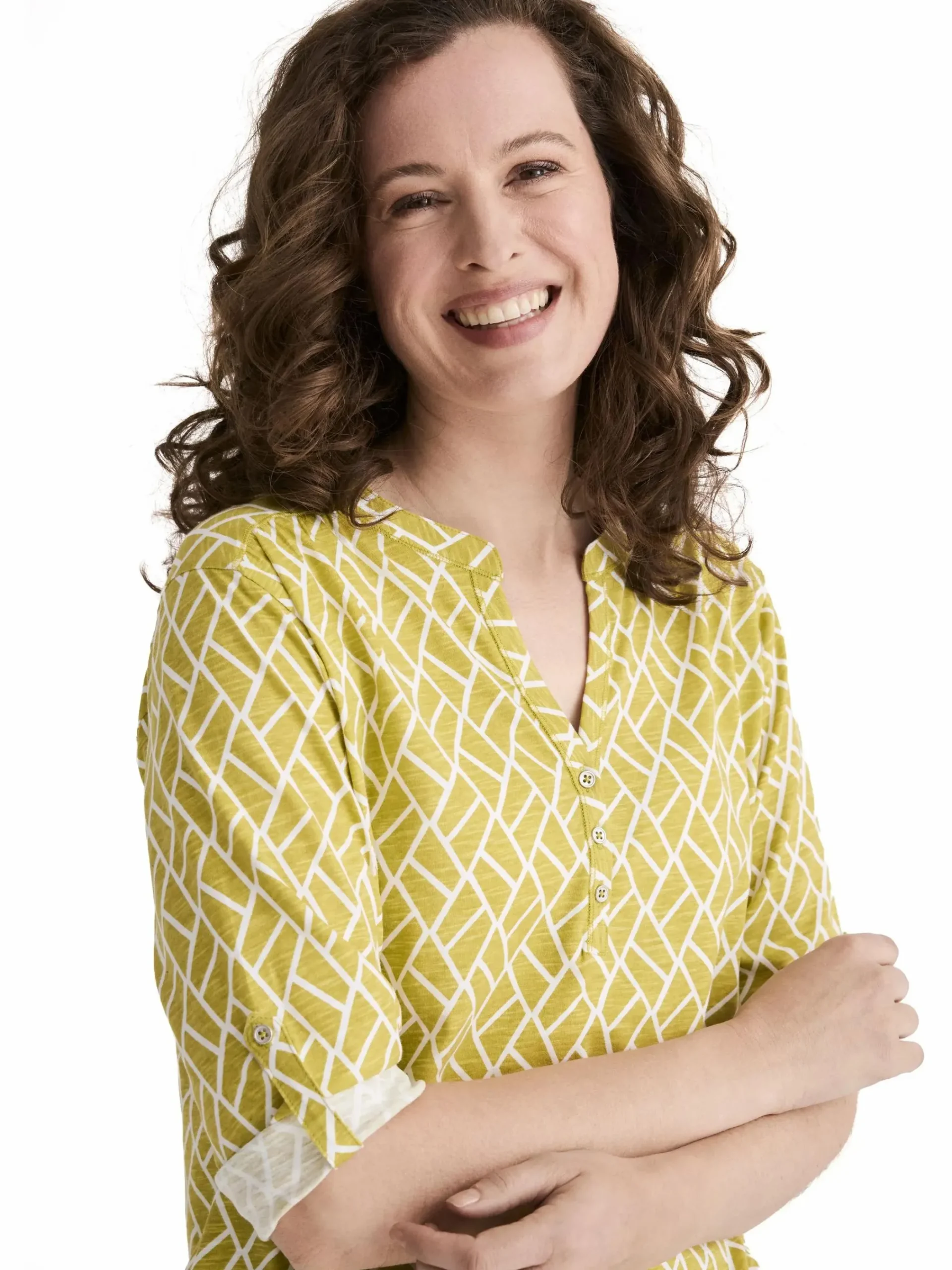 Damen Stooker DOB Damen Henleyshirt "Marie"