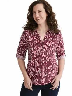 Damen Stooker DOB Damen Henleyshirt "Marie"