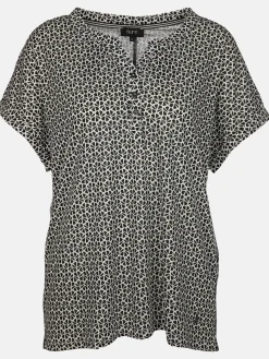 Damen Sure Damen Henleyshirt mit Muster