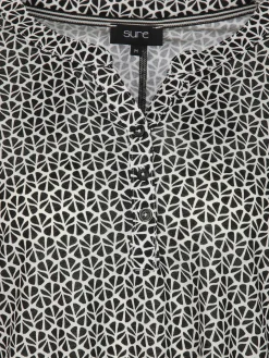 Damen Sure Damen Henleyshirt mit Muster