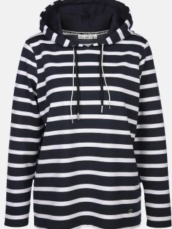 Damen Lisa Tossa Damen Hoodie im Streifenlook
