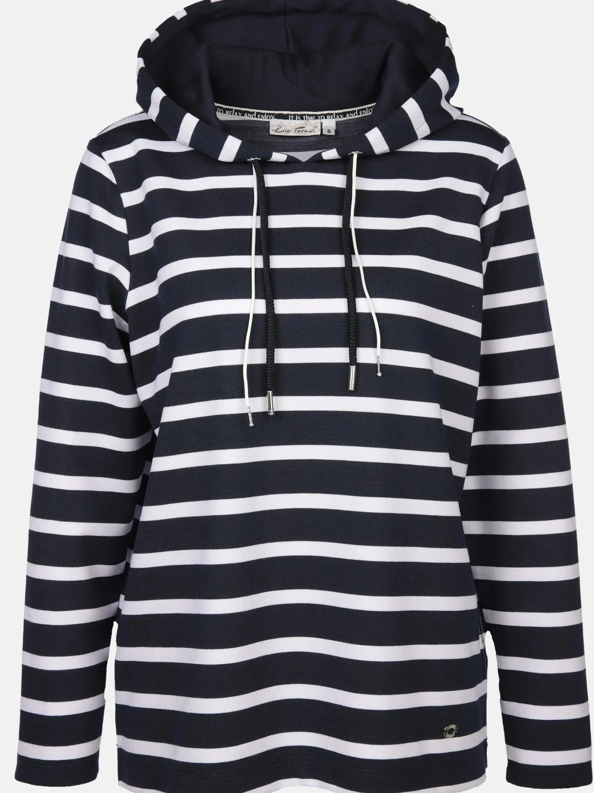 Damen Lisa Tossa Damen Hoodie im Streifenlook