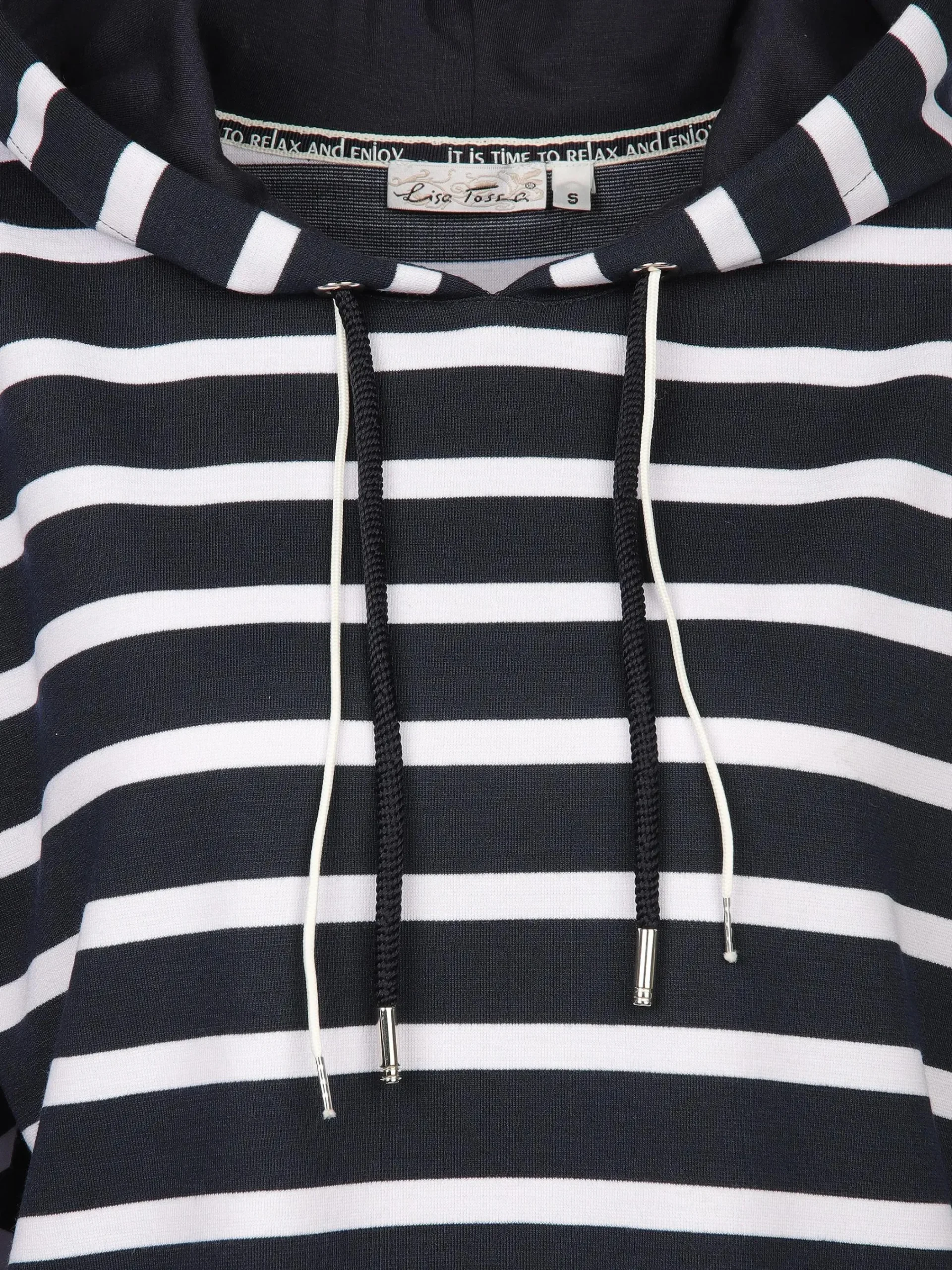 Damen Lisa Tossa Damen Hoodie im Streifenlook