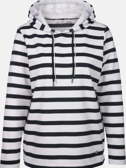 Damen Lisa Tossa Damen Hoodie im Streifenlook
