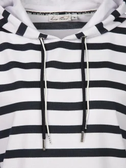 Damen Lisa Tossa Damen Hoodie im Streifenlook