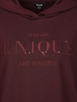 Damen Sure Damen Hoodie mit Stickerei und Pailletten