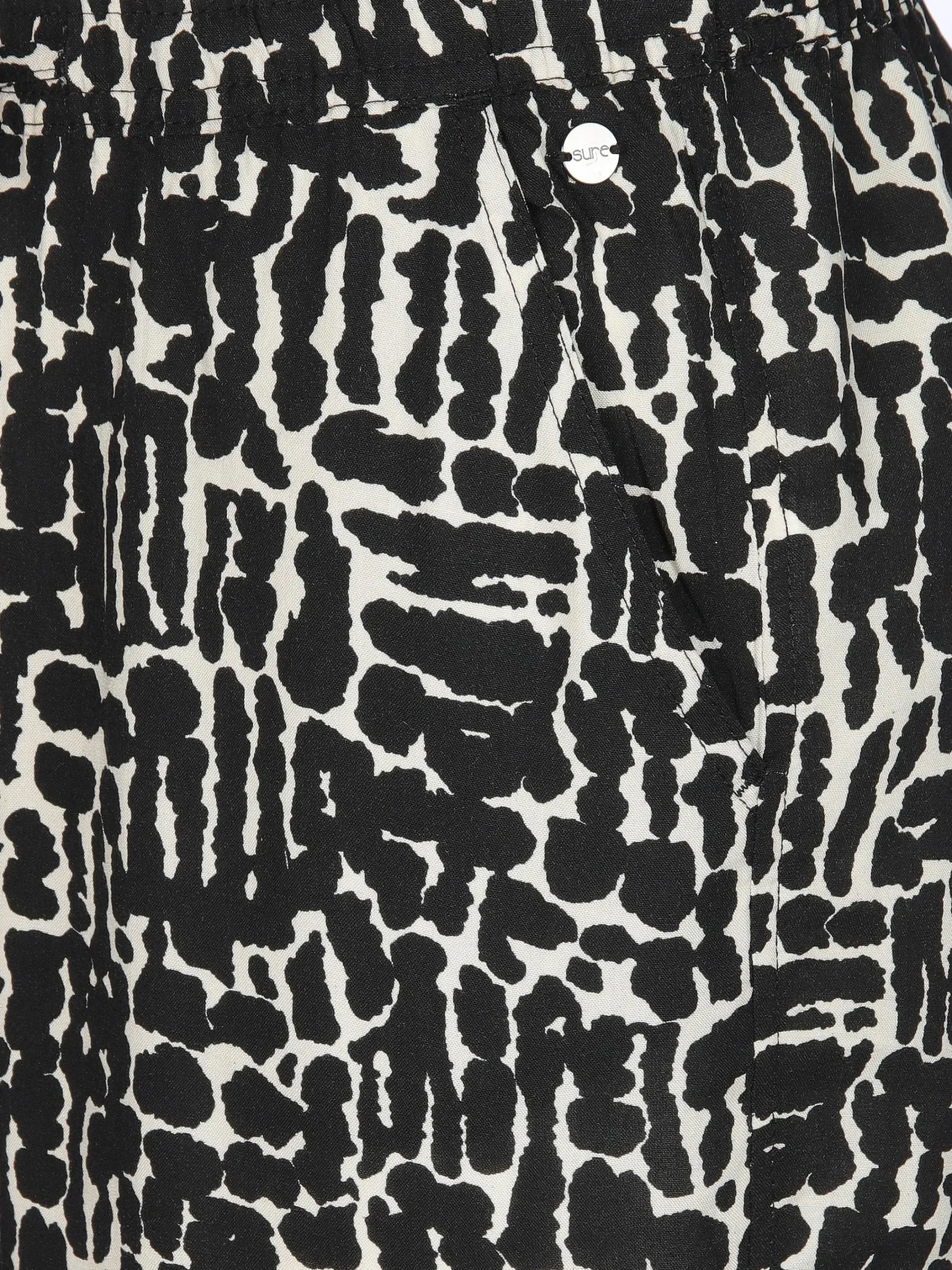 Damen Sure Damen Hose mit weitem Bein im Leoprint