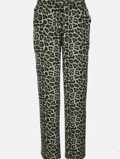 Damen Sure Damen Hose mit weitem Bein im Leoprint