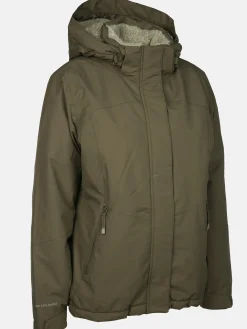 Damen Grinario Sports Damen Jacke mit abnehmbarer Kapuze, gefüttert