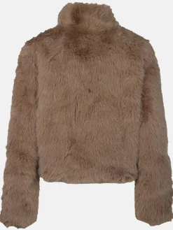 Damen IX-O Damen Jacke mit Kunstfell