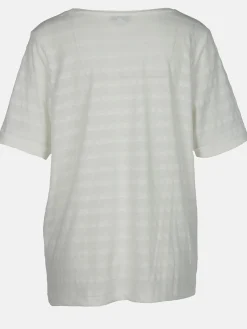 Damen Lisa Tossa Damen Jacquard Shirt mit kurzem Arm