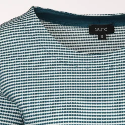 Damen Sure Damen Jacquard Shirt mit 3/4 Arm