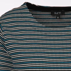 Damen Sure Damen Jacquard Shirt mit 3/4 Arm