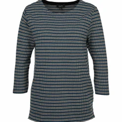 Damen Sure Damen Jacquard Shirt mit 3/4 Arm
