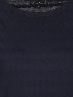 Damen Lisa Tossa Damen Jacquard Shirt mit kurzem Arm