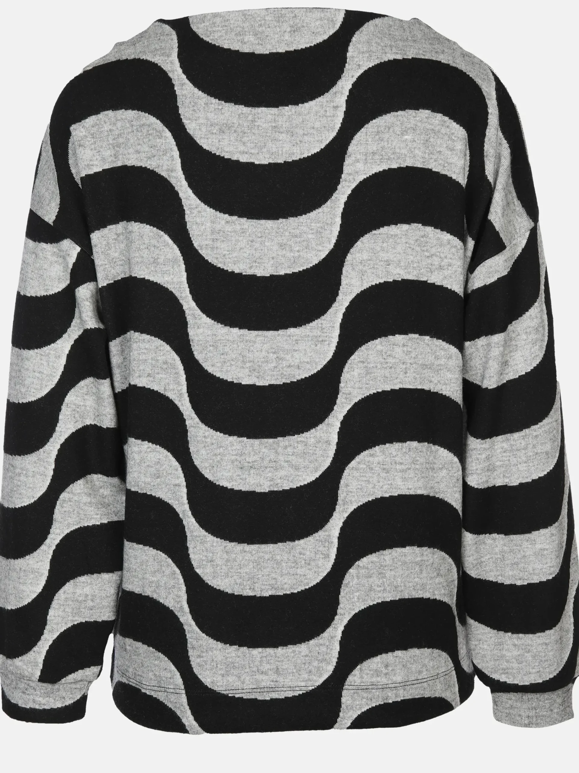 Damen Lisa Tossa Damen Jacquardshirt mit Wellenmuster