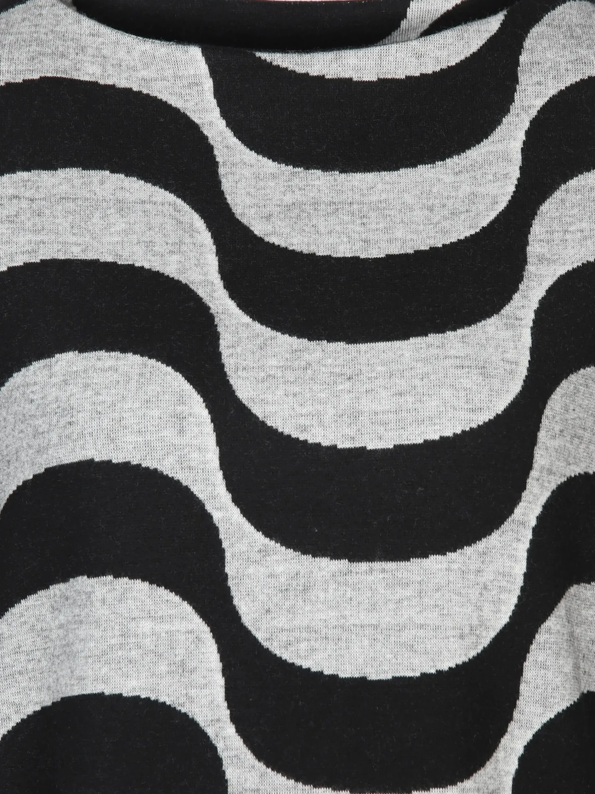 Damen Lisa Tossa Damen Jacquardshirt mit Wellenmuster