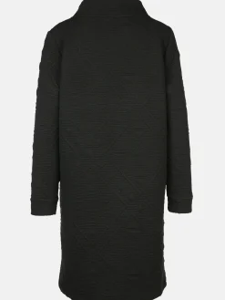 Damen Lisa Tossa Damen Jaquardkleid mit Stehkragen