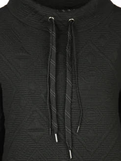 Damen Lisa Tossa Damen Jaquardkleid mit Stehkragen