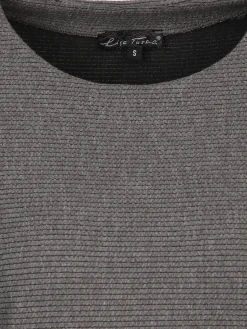 Damen Lisa Tossa Damen Jaquard-Shirt mit Ripp-Struktur