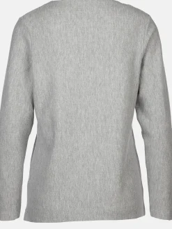 Damen Lisa Tossa Damen Jaquard-Shirt mit Ripp-Struktur