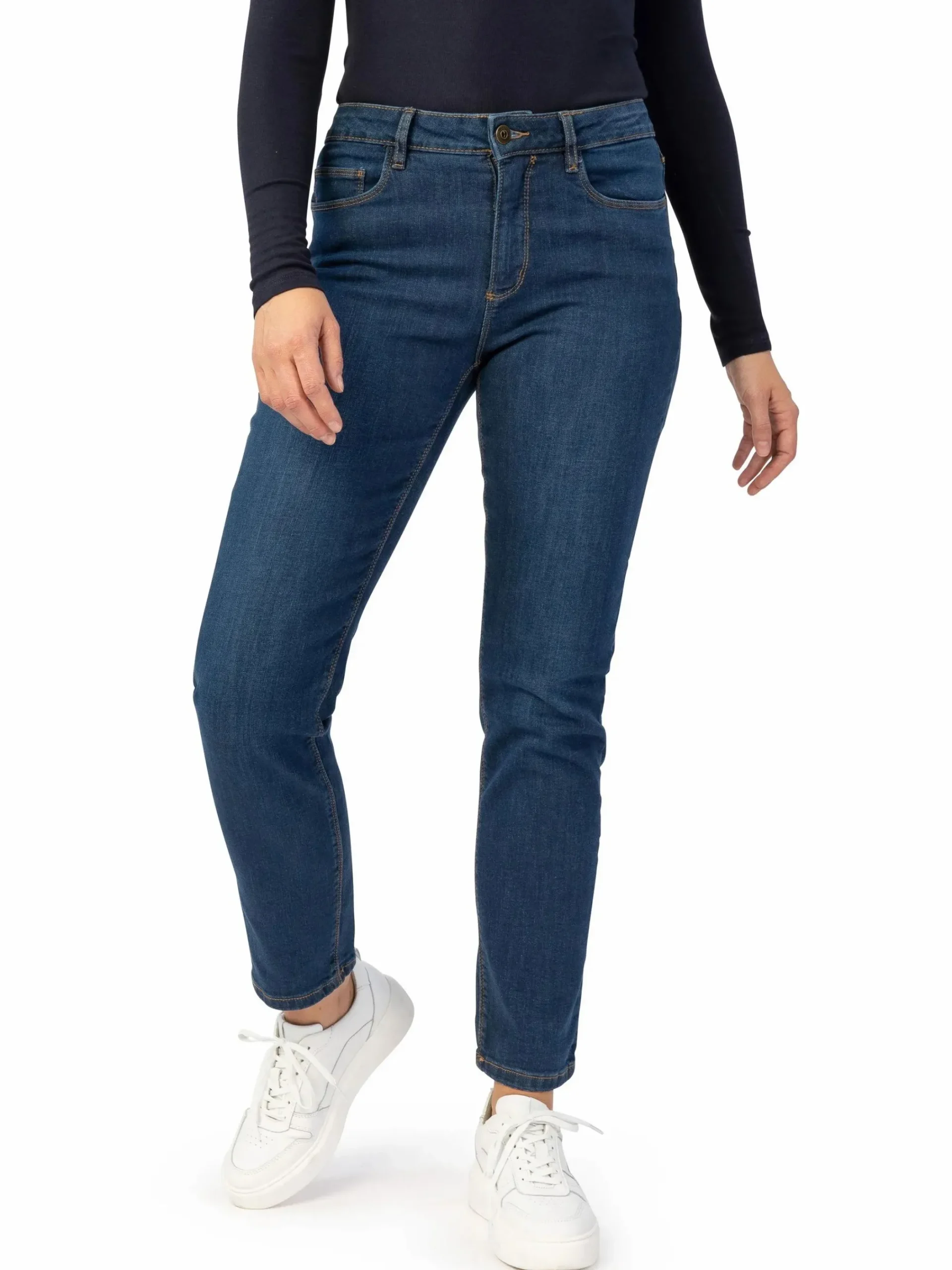 Damen Stooker DOB Damen Jeans 5- Pocket Straight Fit