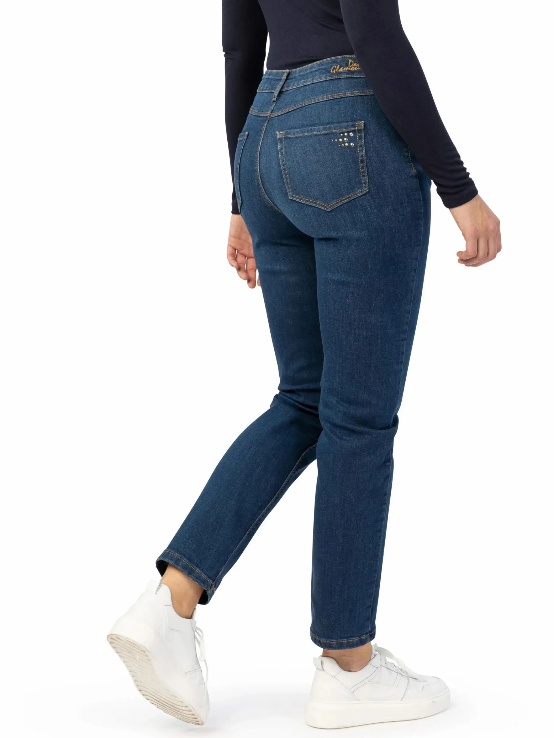 Damen Stooker DOB Damen Jeans 5- Pocket Straight Fit