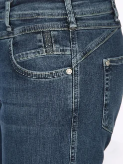 Damen Lisa Tossa Damen Jeans mit Ziersteinchen