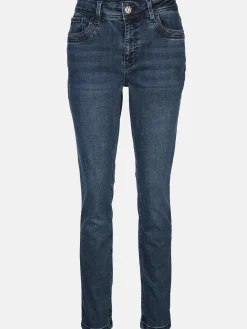 Damen Lisa Tossa Damen Jeans Slim Fit "Hanna" mit Ziersteinchen